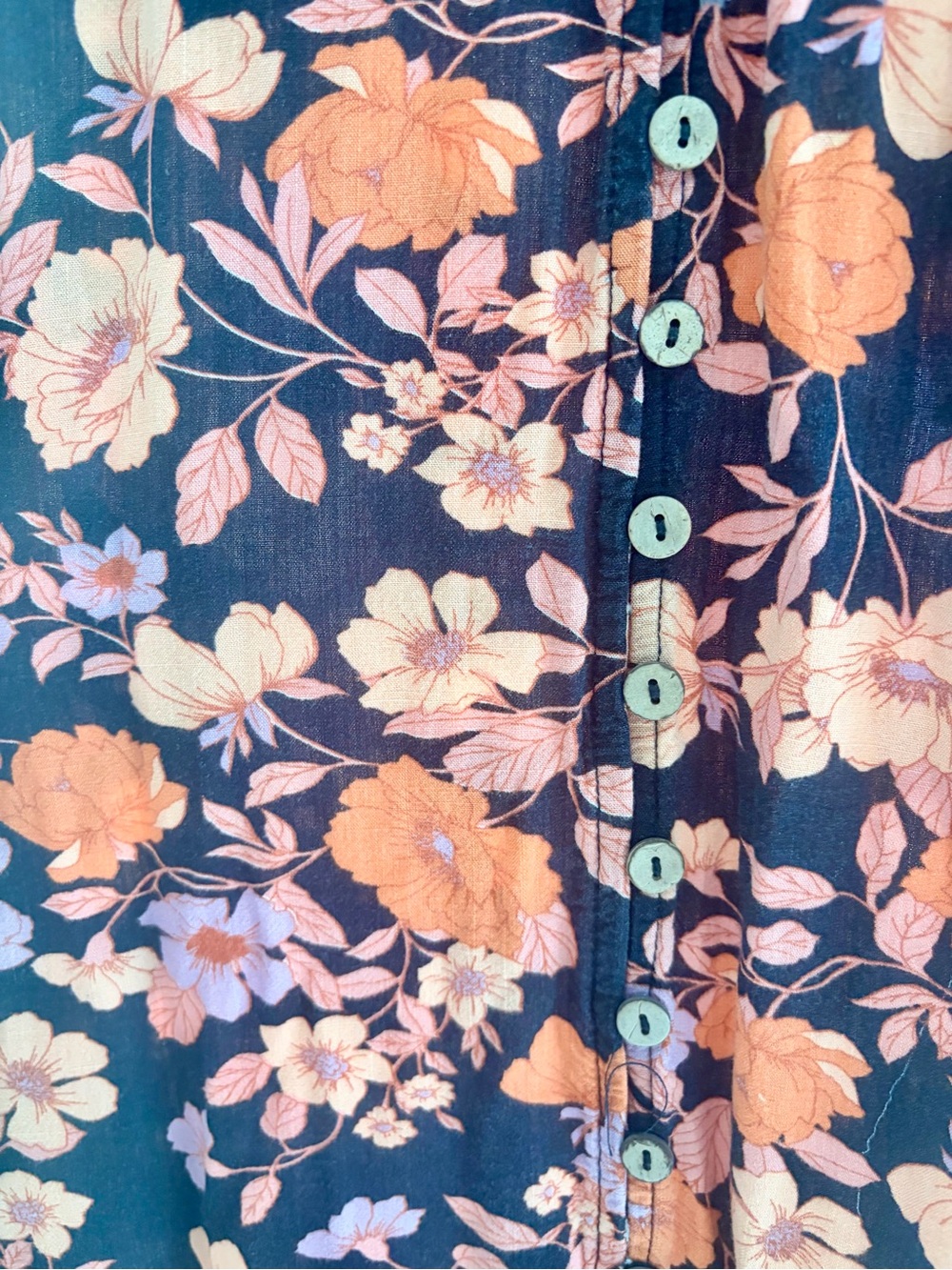 Petal & Pup Autumnal Waist Tie Floral Maxi Dress - Picture 4 of 4